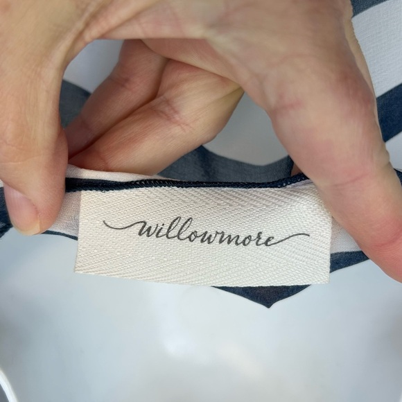 Willowmore striped sheer blouse, Approx M - Picture 8 of 8